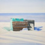 Containers in the snow