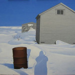My Shadow at Shoal Cove Oil on masonite