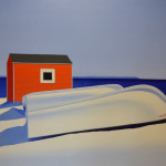 Three Shadows, Two Sisters 38" x 46" o/c 2022,